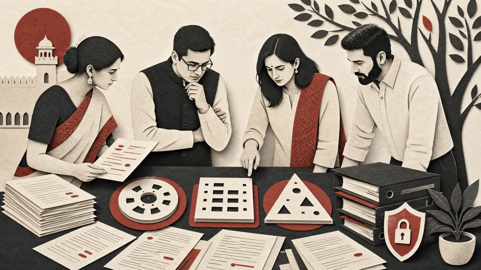 Legal team evaluating contract review software for an Indian business