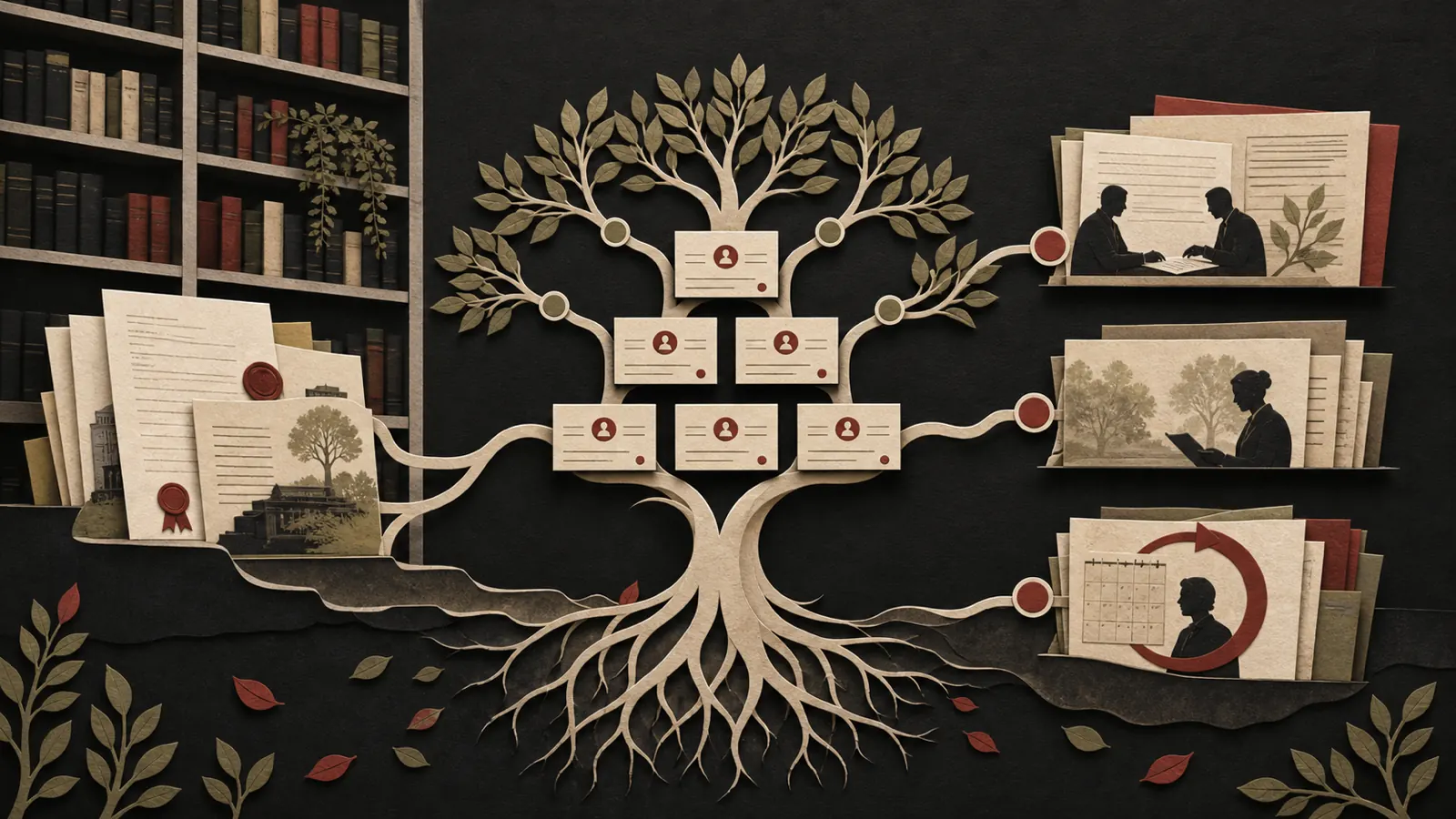 Law firm knowledge management system connecting legal sources and precedents